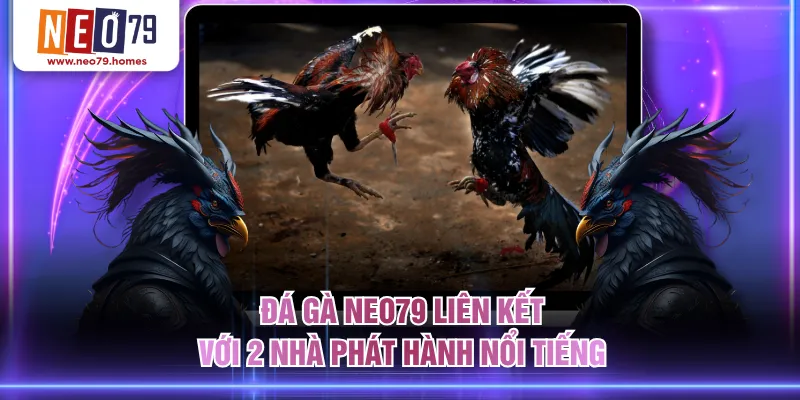 Đá Gà NEO79 liên kết với 2 nhà phát hành nổi tiếng