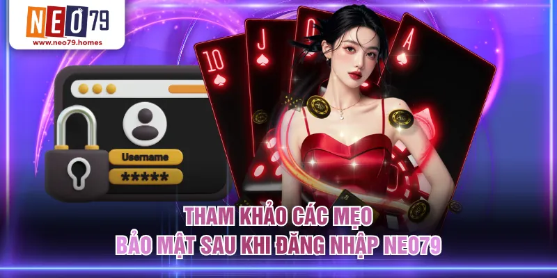 Tham khảo các mẹo bảo mật sau khi đăng nhập NEO79